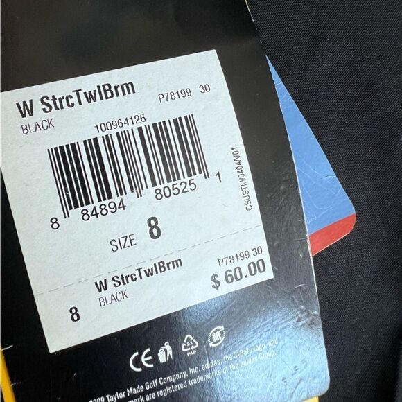 Adidas climalite athletic golf shorts black size 8 NWT - Picture 9 of 12